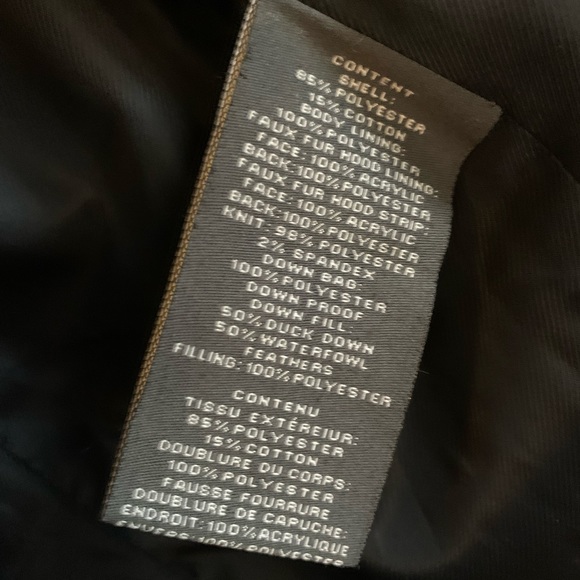 Vince Camuto navy blue down parka coat - Picture 5 of 7